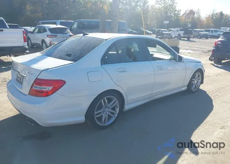 2012 Mercedes-Benz C 300 Sport 4Matic from USA, damaged, VIN WDDGF8BBXCF870761